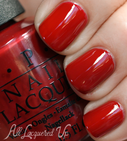 OPI Nail Lacquer in Big Apple Red: Review