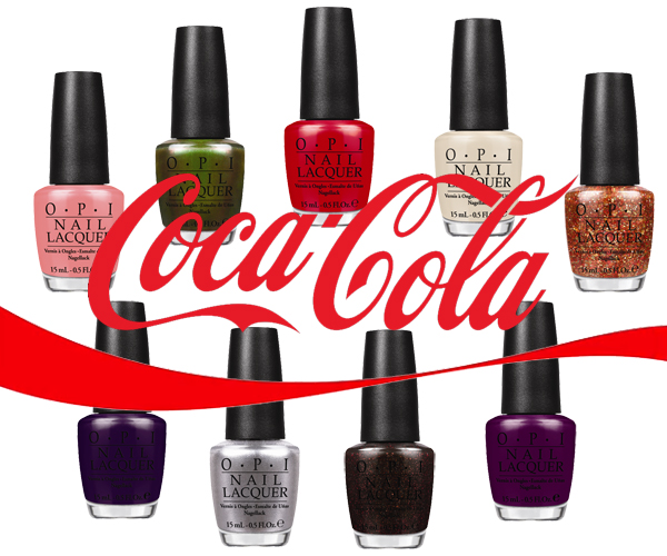 Nicole by OPI Coca-Cola Nail Polish Swatches