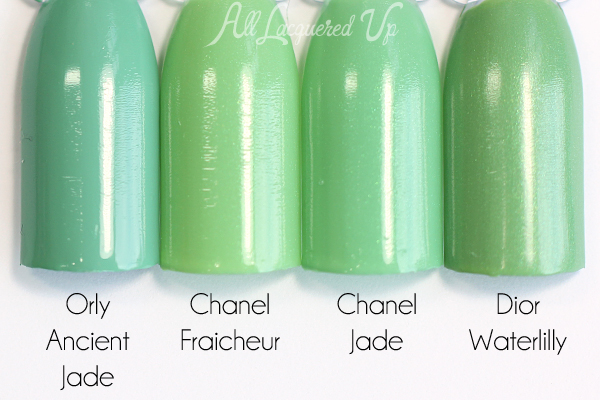CHANEL Fraicheur Le Vernis - A CHANEL Jade dupe? All Lacquered Up