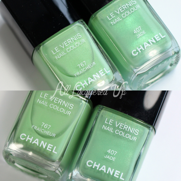 CHANEL Fraicheur Le Vernis - A CHANEL Jade dupe? All Lacquered Up
